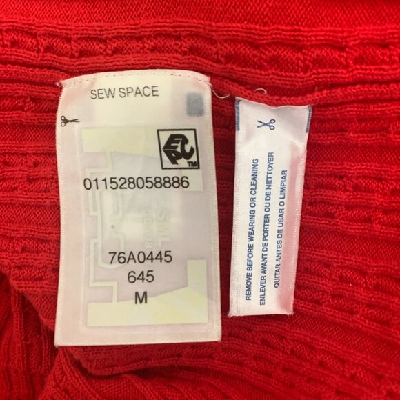 TOMMY HIFGER Baby Cable Long Sleeve U Neck Woman Sweater M - Picture 8 of 12